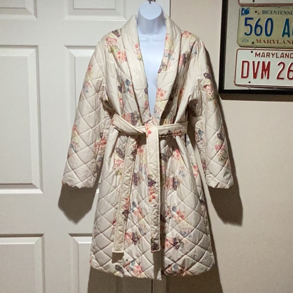Samantha Sipos Quilted Starburst Coat - Size L